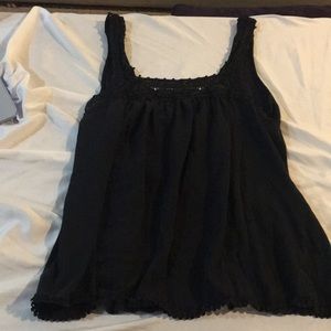 black lace tank